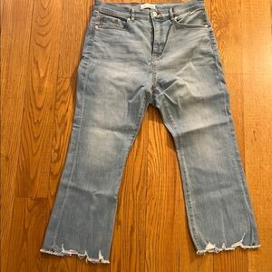 Loft Women's The Kick Crop Jeans - Size 10P